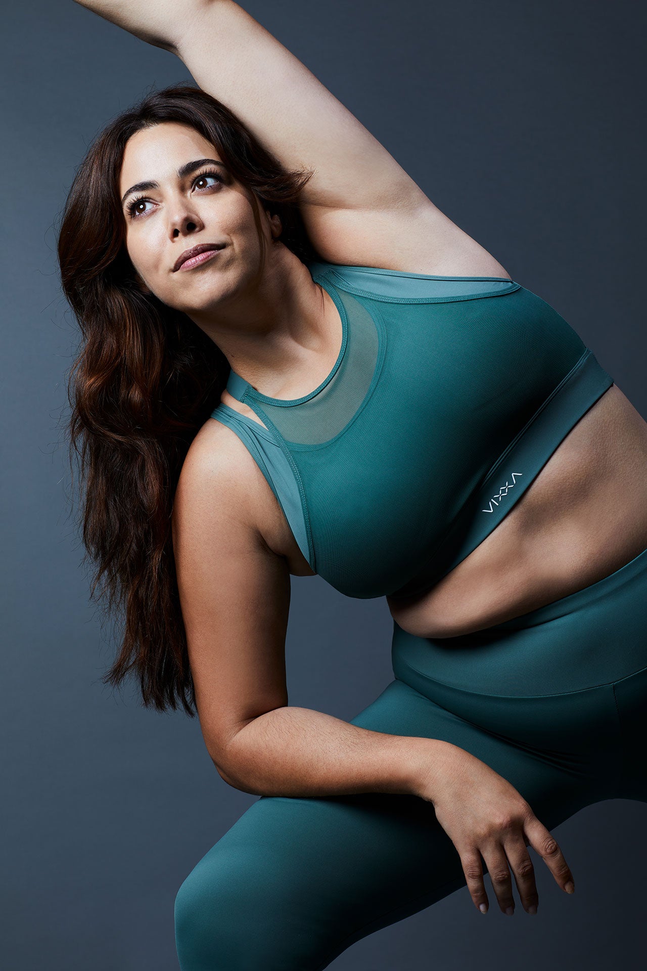 Brassière verte VIXXA femme sport, confort premium pour entraînement